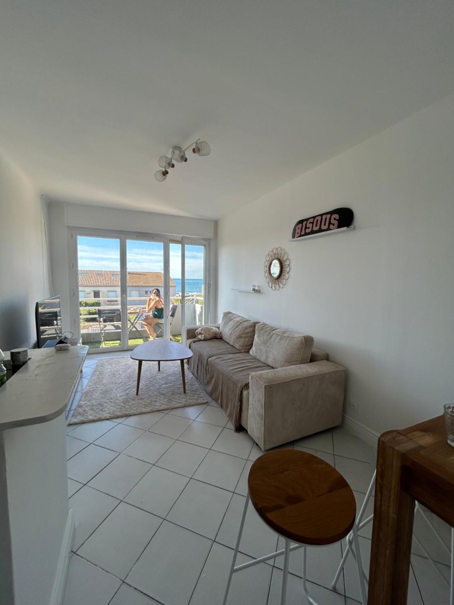 Appartement Traversant Vue Mer Et Etang Mauguio Bagian luar foto