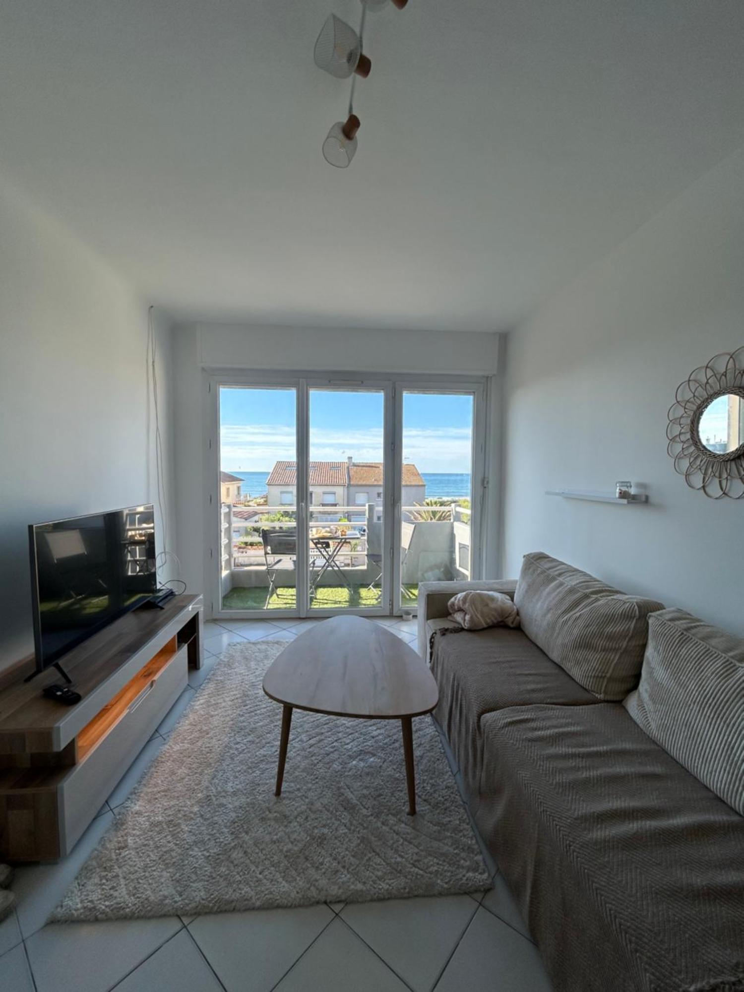 Appartement Traversant Vue Mer Et Etang Mauguio Bagian luar foto