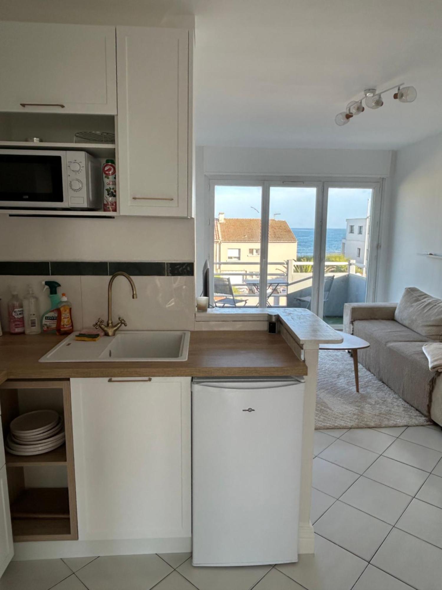 Appartement Traversant Vue Mer Et Etang Mauguio Bagian luar foto